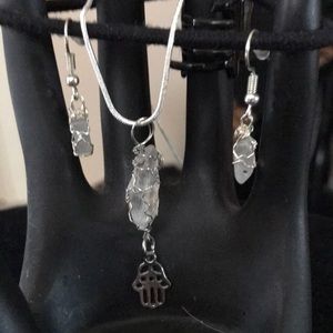 Handmade Necklace with matching Earrings